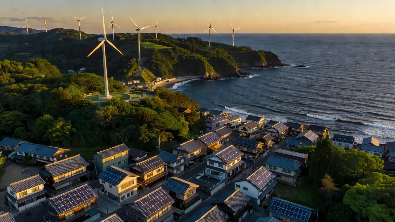 沿岸地域における太陽光と風力の活用